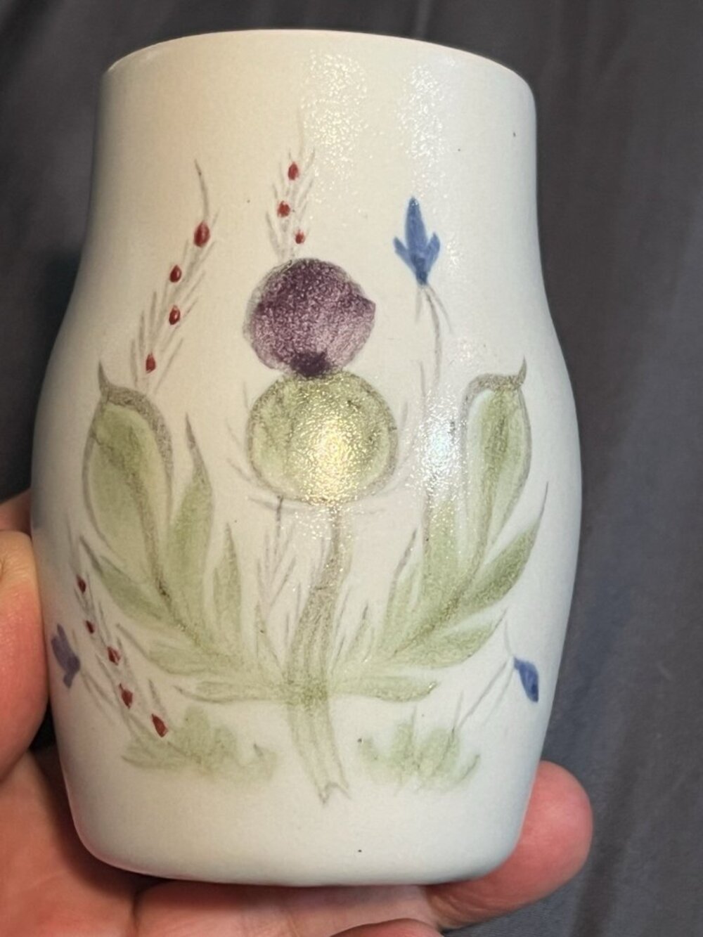 4" Thistleware BUCHAN Portobello Edinburgh Scotland Finest Stoneware Vase